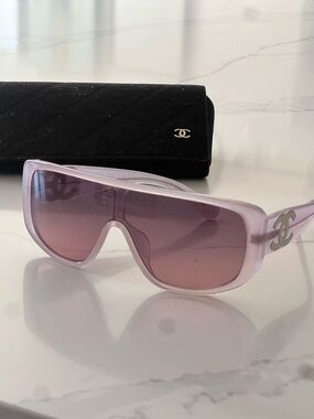 CHANEL Pink 1734/S1 Shield Sunglasses
